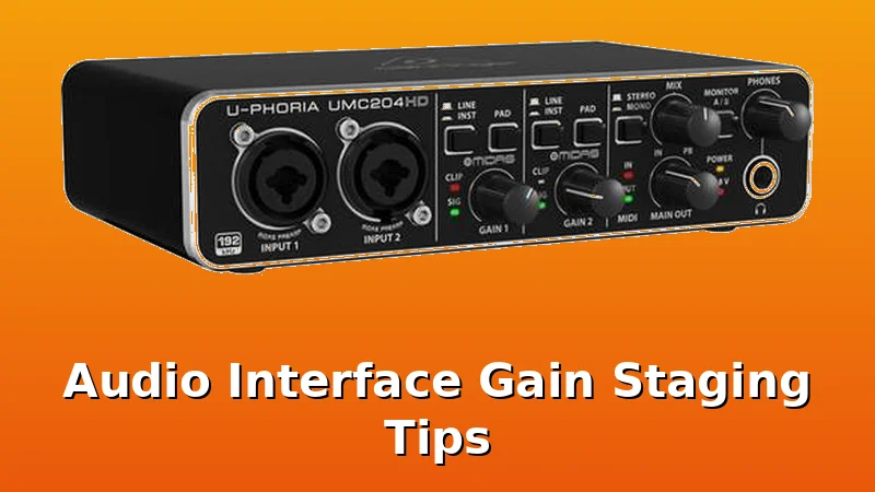 Audio Interface Gain Staging Tips - AudioInterfacePicks review with measurements and honest opinion