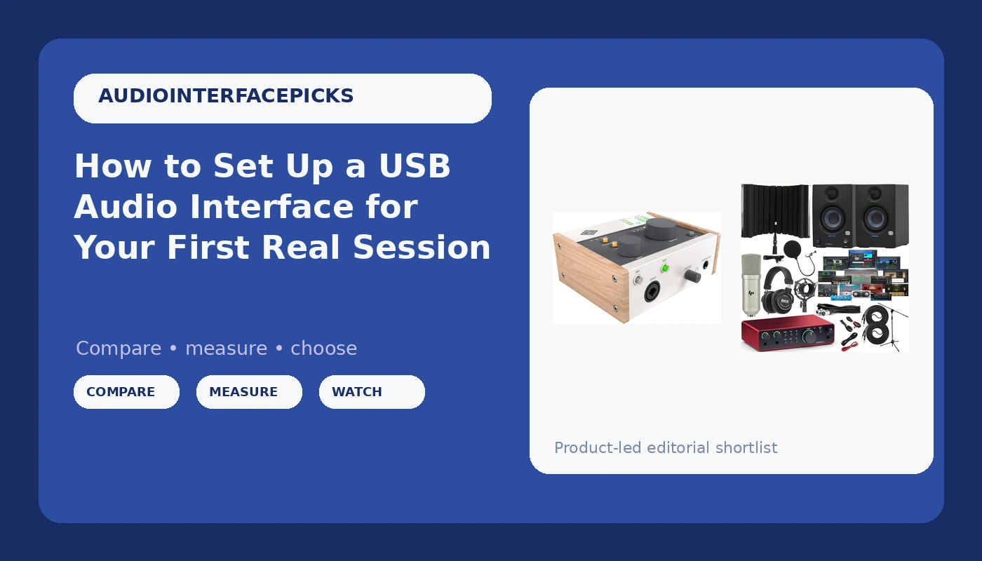 How to Set Up a USB Audio Interface for Your First Real Session ...