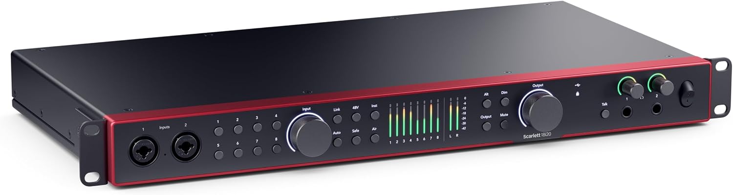 Focusrite Scarlett 18i20 4th Gen USB-C Audio Interface